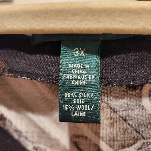 Lauren Ralph Lauren Y2K Equestrian Buckle Silk Wool blend boatneck sleevless top - Picture 5 of 8